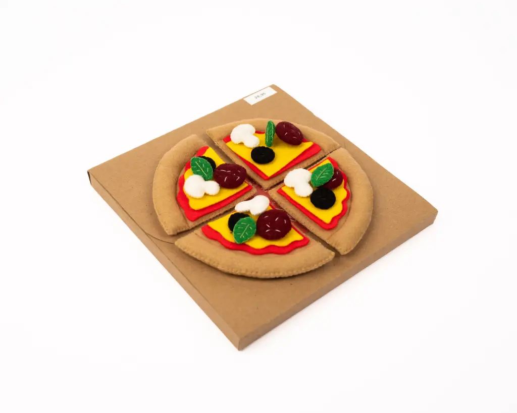 Speelgoed eten - Pizza set - Vilt