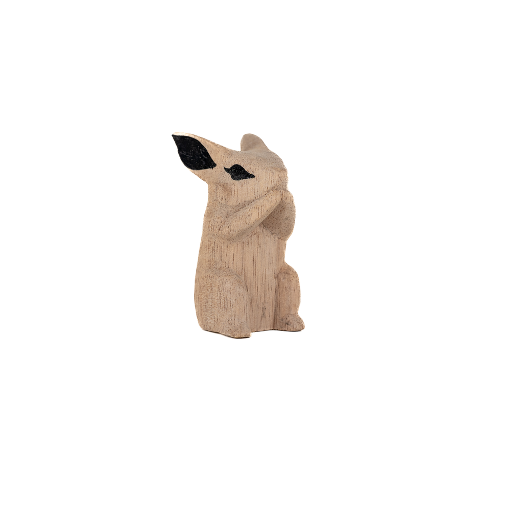 Houten Dier - Konijn Zittend
