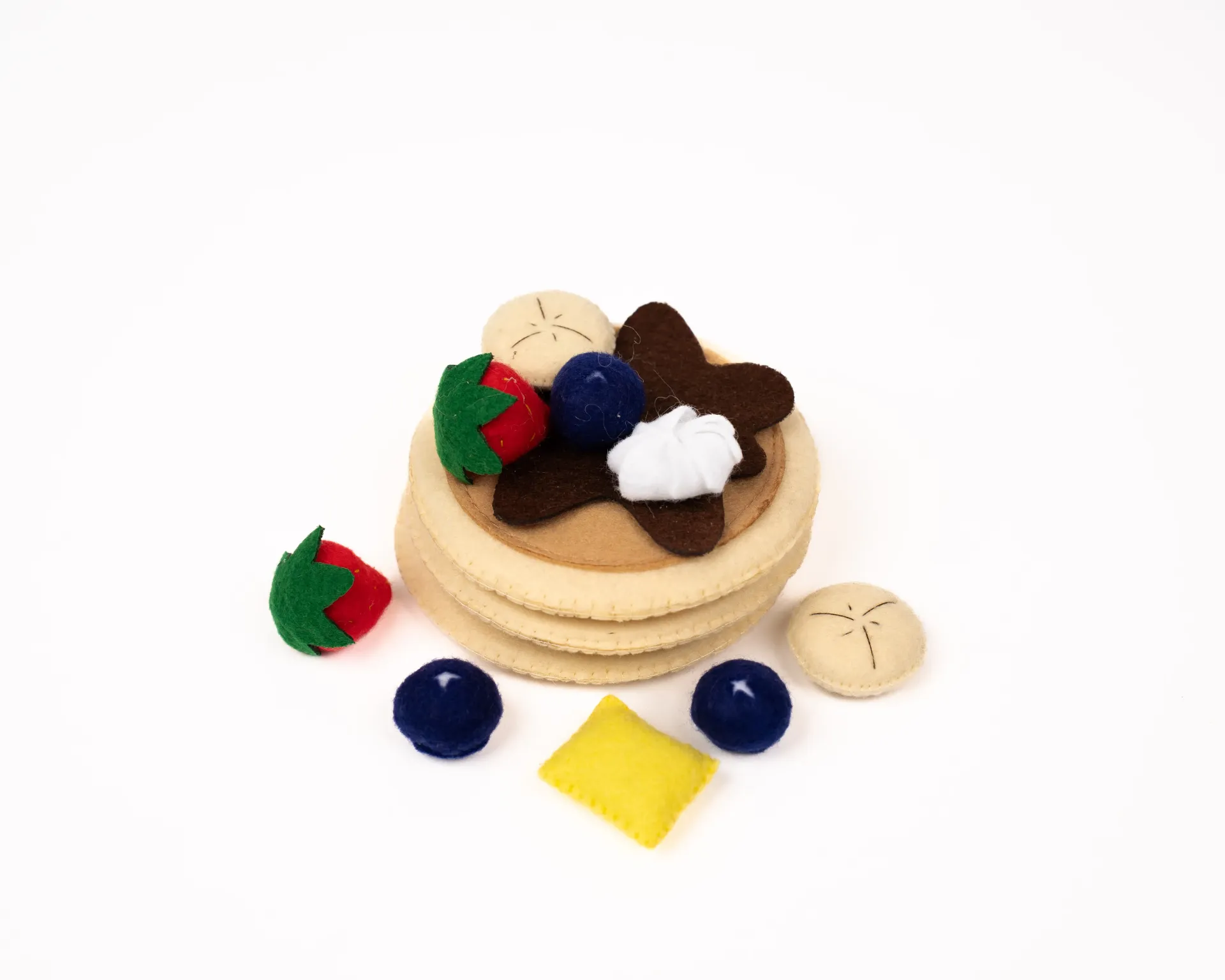 Speelgoed eten - Pannenkoeken Set - Vilt